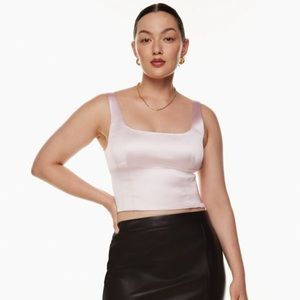 Aritzia Wilfred Shine Bustier
